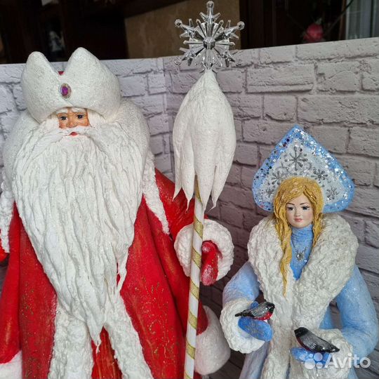 Ватные игрушки сувениры ручной работы