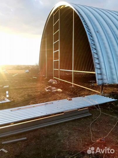 Быстровозводимые ангары в рассрочку 704 кв.м