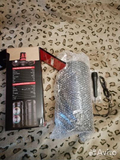 Блютуз колонка с караоке