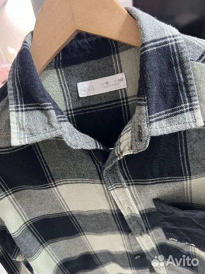 Zara рубашка для мальчика, 140 см., 10 лет