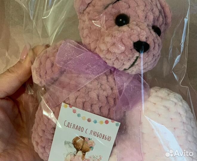 Вязанные плюшевые Игрушки, ручной работы