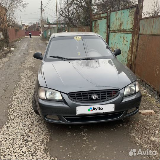 Hyundai Accent 1.5 МТ, 2004, 206 000 км