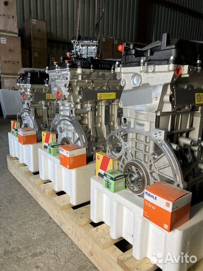 Новый мотор (двигатель) на hyundai Solaris Kia Rio