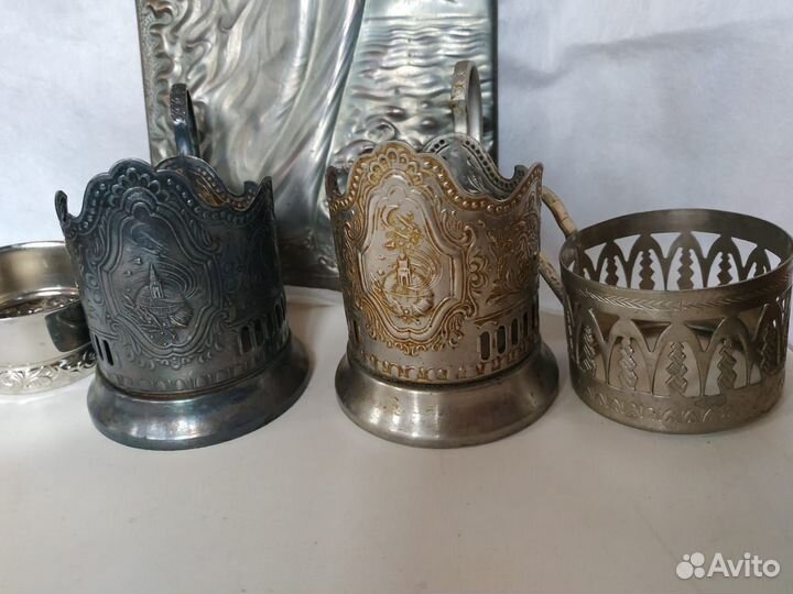 Подстаканники мельхиор