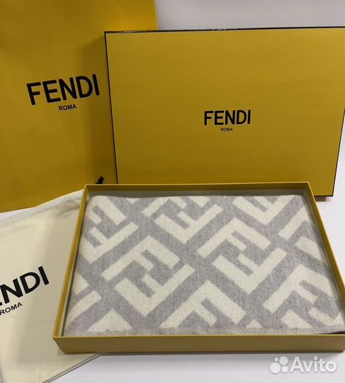Fendi Шарф Оригинал Кашемир