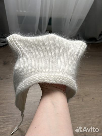 Шапка котик