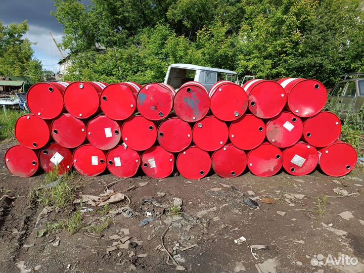 Бочка металлическая железная бу 200л