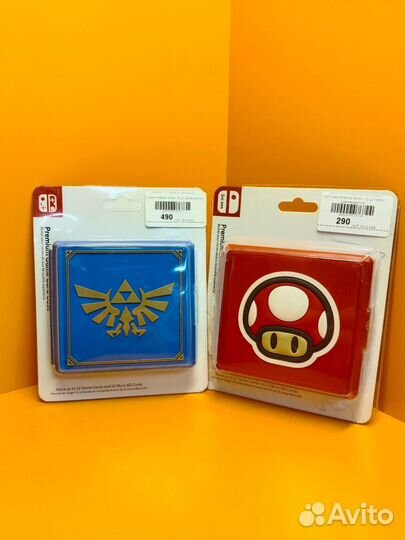 Кейсы для картриджей Nintendo Switch