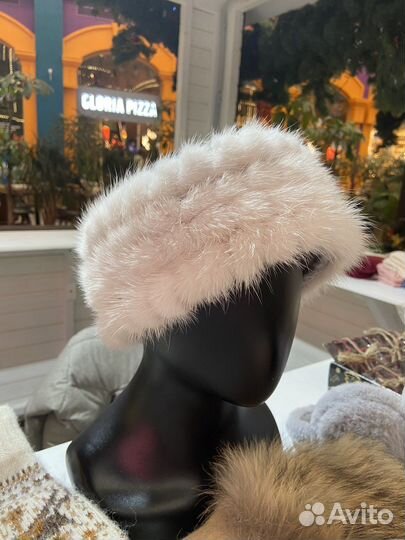 Повязка на голову меховая