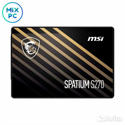 Накопитель SSD 2.5" 960GB MSI spatium S270 S78-440