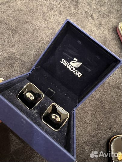 Запонки swarovski оригинал