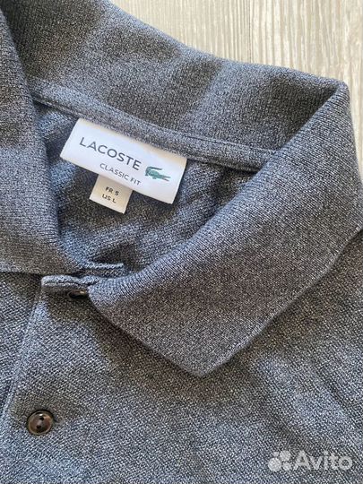 Поло с длинным рукавом Lacoste оригинал