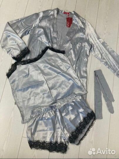 Пижама женская шелковая