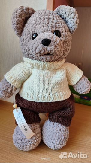Мягкие вязанные игрушки ручной работы