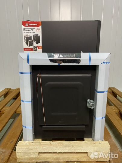 Печь Для Бани ermak 12 сетка-премиум (Чугун)