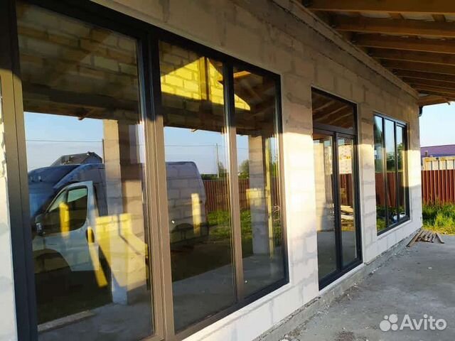 Остекление дома окна цвет