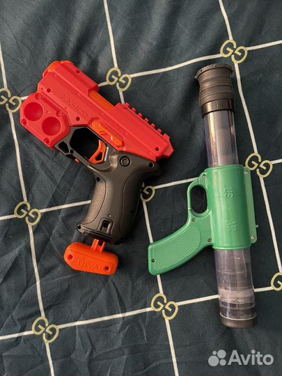 Бластеры nerf forthnite reval пневмопушка 3 шт