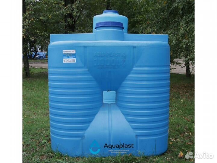 Емкость пластиковая 1 м3 для сыпучих продуктов (уз