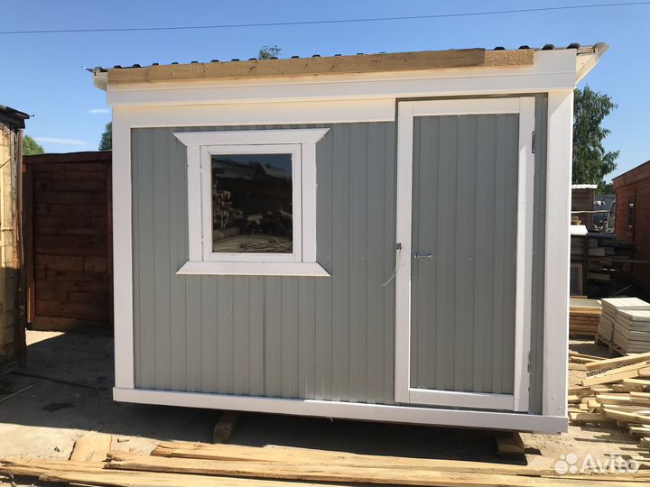 Бытовка новая 3х2,3м теплая с пвх окном