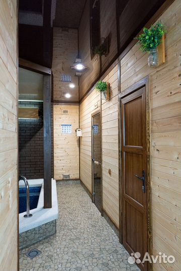 Семейная баня на дровах