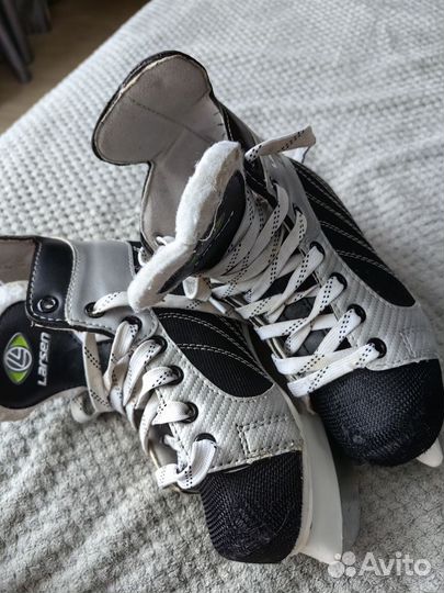 Коньки хоккейные детские 35 размер (22см стелька)