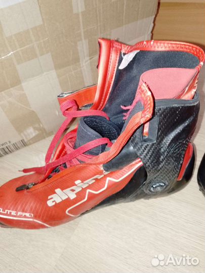 Лыжные ботинки коньковые alpina esk 44, 45