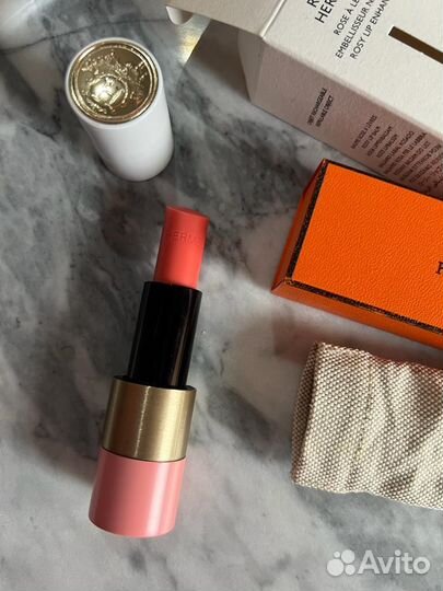 Hermes бальзам для губ Rose Tan