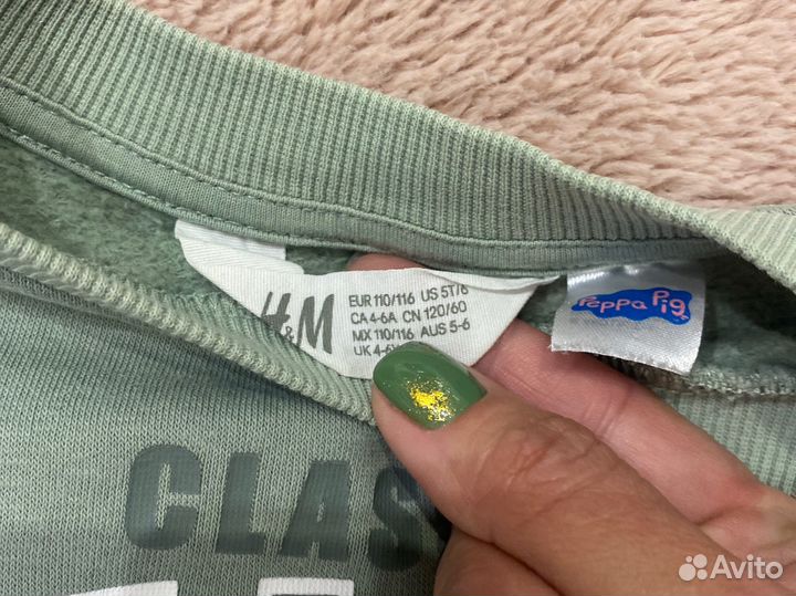 Толстовка h&m 110-116
