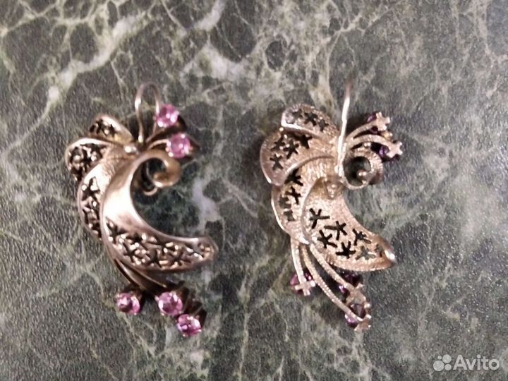 Серьги и кольцо СССР и другое