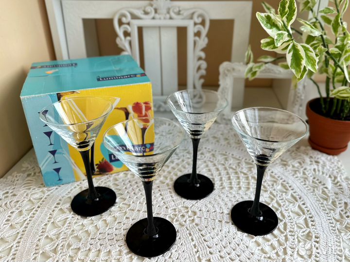 4 бокала, фужера для мартини, коктейлей Luminarc