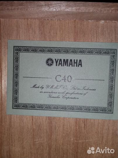 Гитара yamaha c40