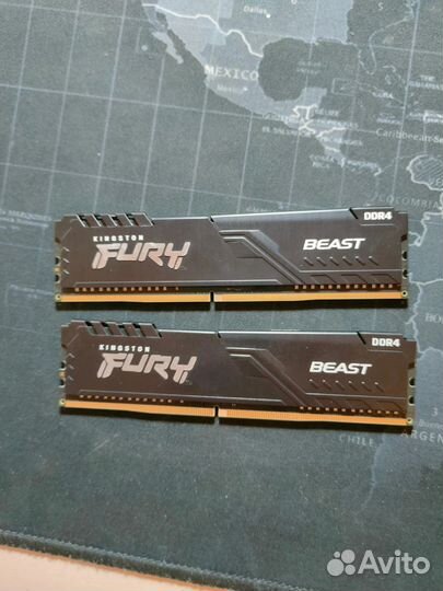 Оперативная память kingston fury 4gb x2