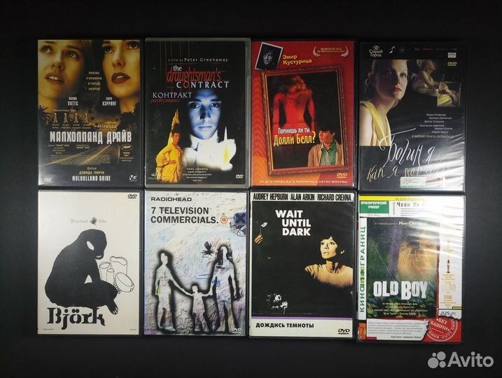 Коллекция фильмов и музыки на DVD