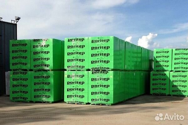 Газосиликатные блоки Poritep 625х250х150