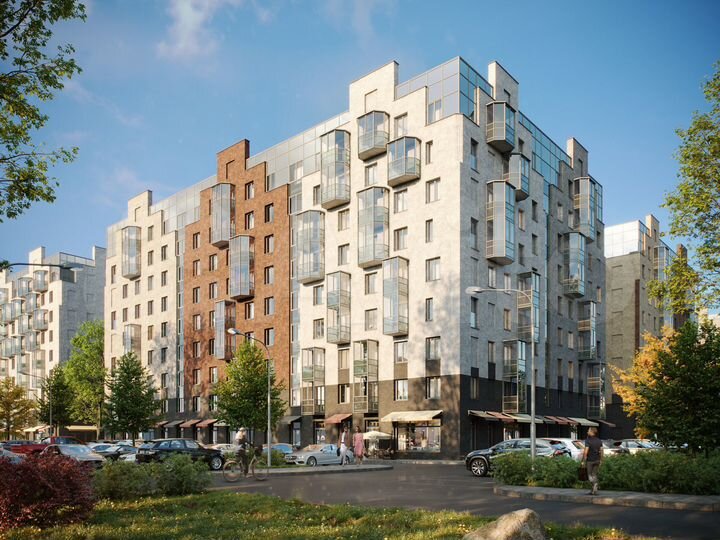 2-к. квартира, 45,6 м², 7/9 эт.