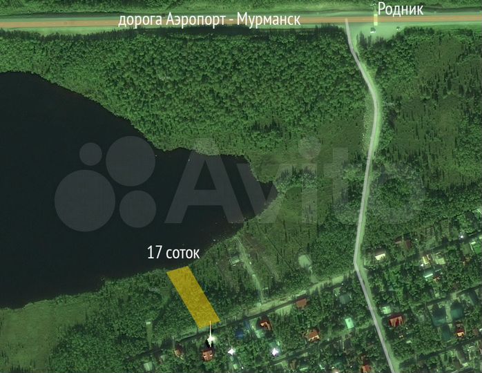 Участок 17 сот. (СНТ, ДНП)