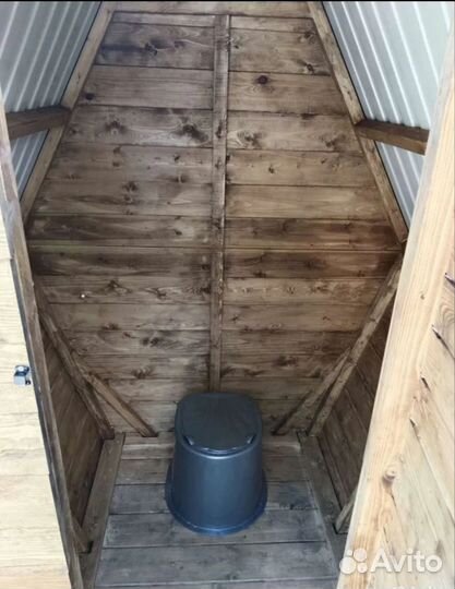 Дачный туалет деревянный