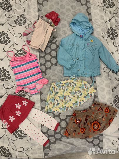Детские вещи пакетом для девочки 80-86-92