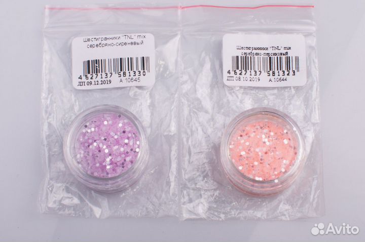 Шестигранники для дизайна ногтей