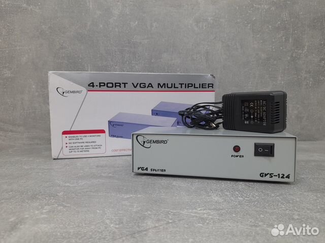 Разветвитель VGA-сигнала Gembird GVS124