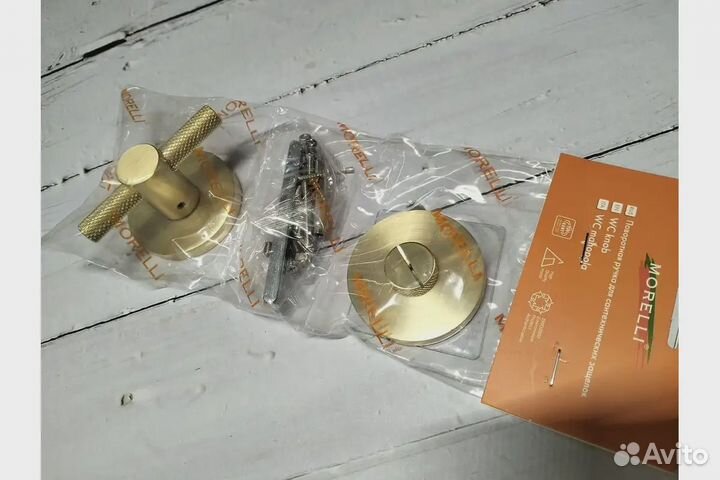 Сантехническая завертка на круглой розетке morelli MH-WC-R6T BL 6 мм, цвет - черный, арт. 9014666