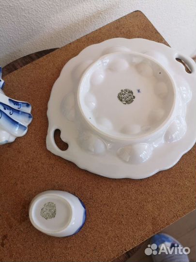 Фарфоровая посуда гжель
