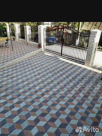 Укладка брусчатки