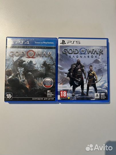 Дилогия God of war диск ps5