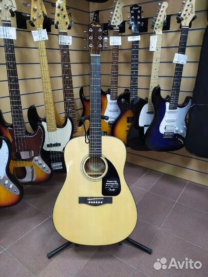 Акустическая гитара fender CD-60