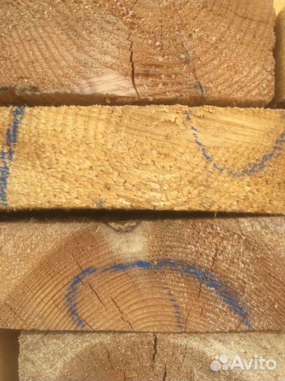 Доска обрезная ест. влаж. хвоя 2 сорт 50х100х6,0