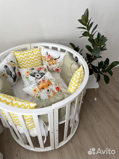 Бортики в кроватку новые