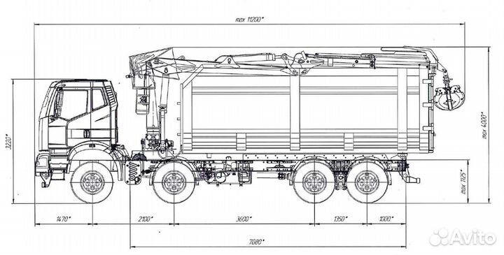 FAW J6 CA3310 с КМУ, 2024