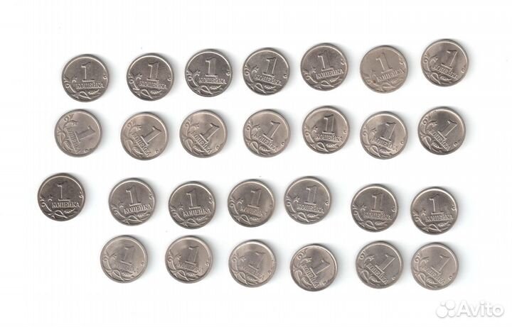 Полная погодовка монет России 1997 - 2023