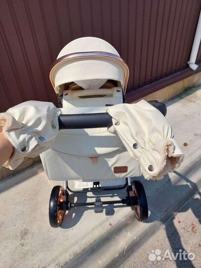 Коляска 2в1 трансформер + модуль (твердый блок)